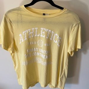 Yellow Athletics shirt